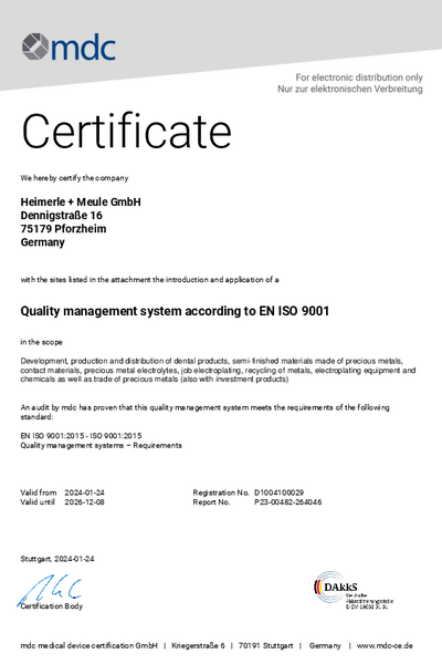 DIN EN ISO 9001