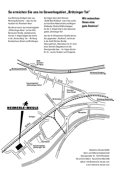Anfahrtsplan