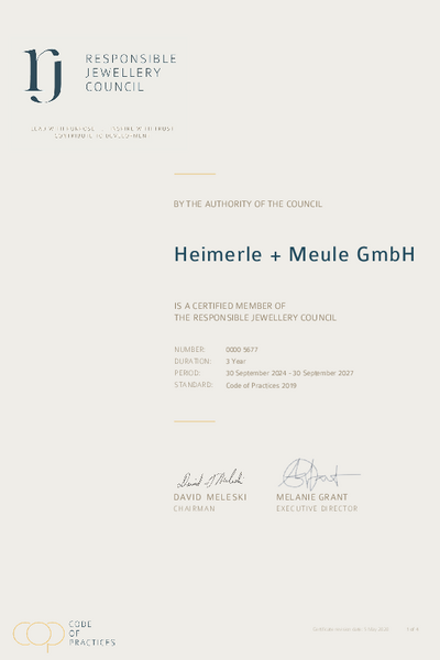 RJC COP Certificate