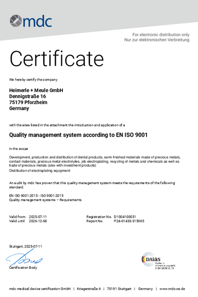 DIN EN ISO 9001