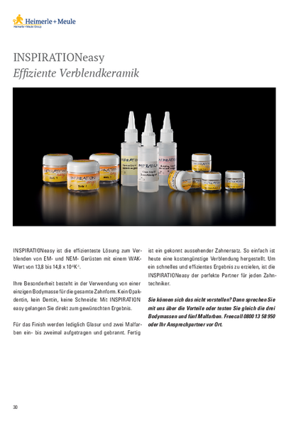 Prospektauszug mit Preisliste