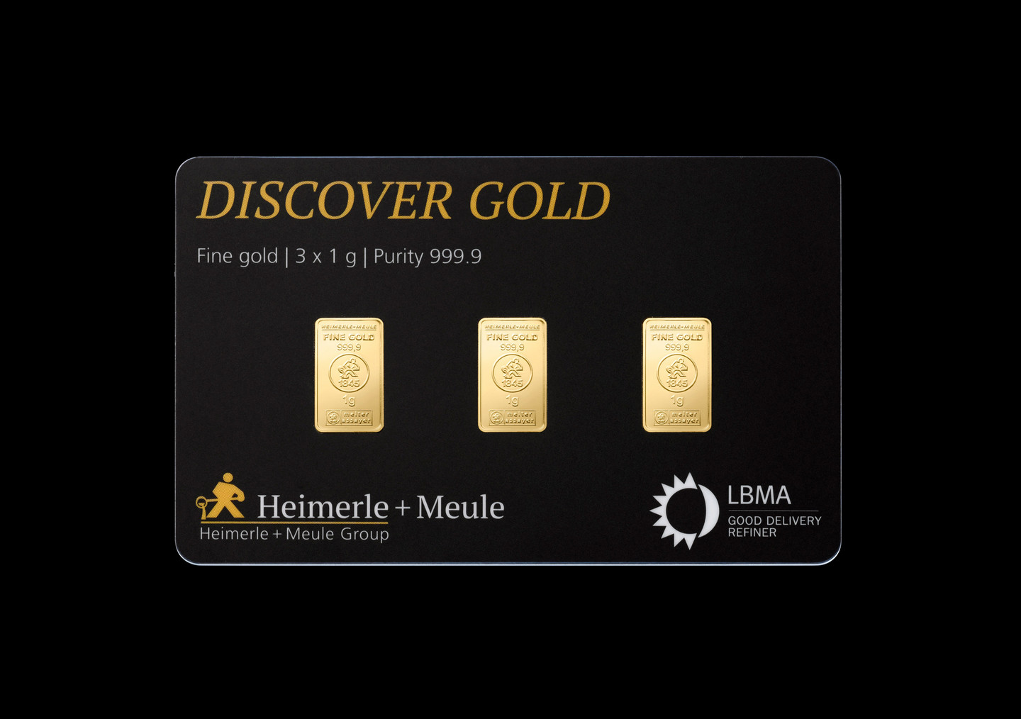 3 x 1g Discover Gold