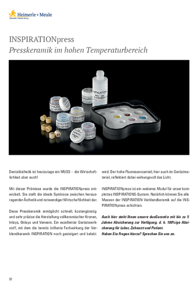 Lieferumfang und Preisliste