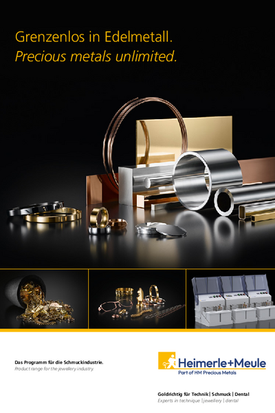 Our product range for the jewellery industry