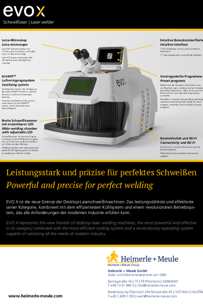 EVO X - Laser welder