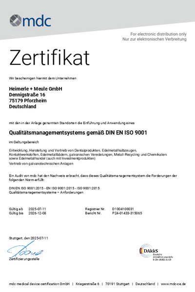 DIN EN ISO 9001