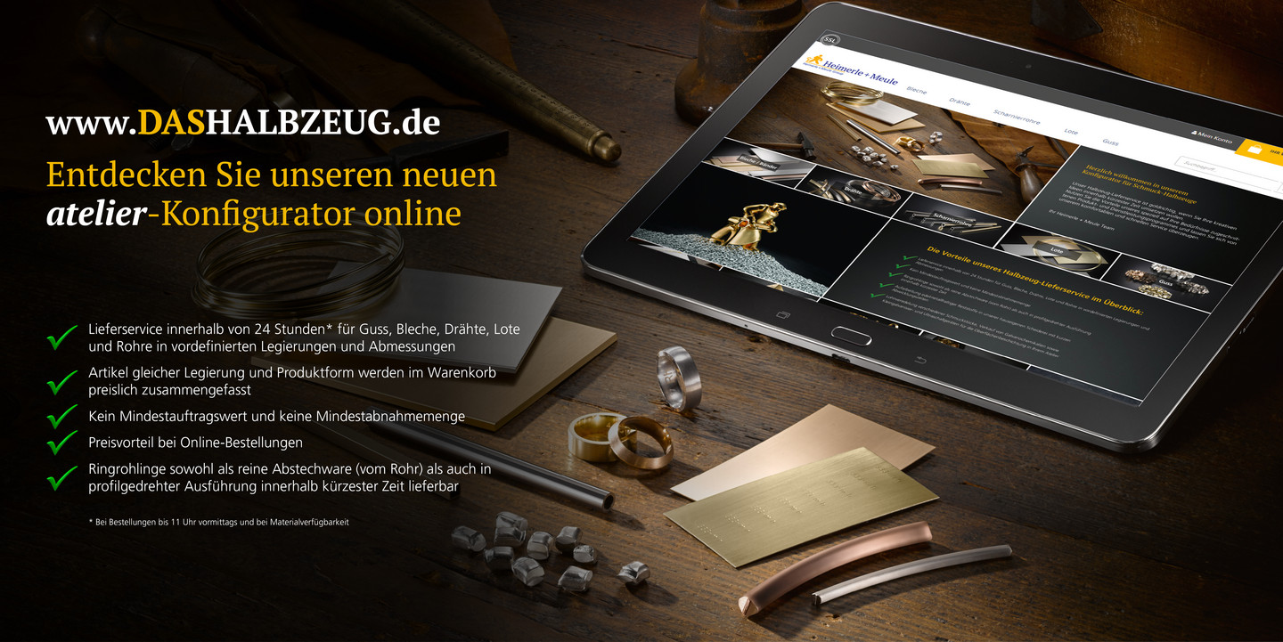 Edelmetall Halbzeuge