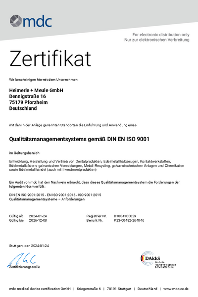 DIN EN ISO 9001